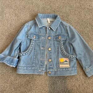 Zimmermann kids girls denim jacket
